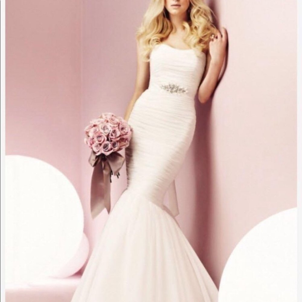 Mikaella mermaid wedding dress size 6 -021